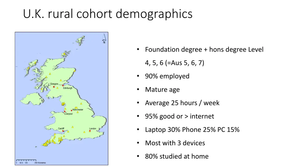 u k rural cohort demographics