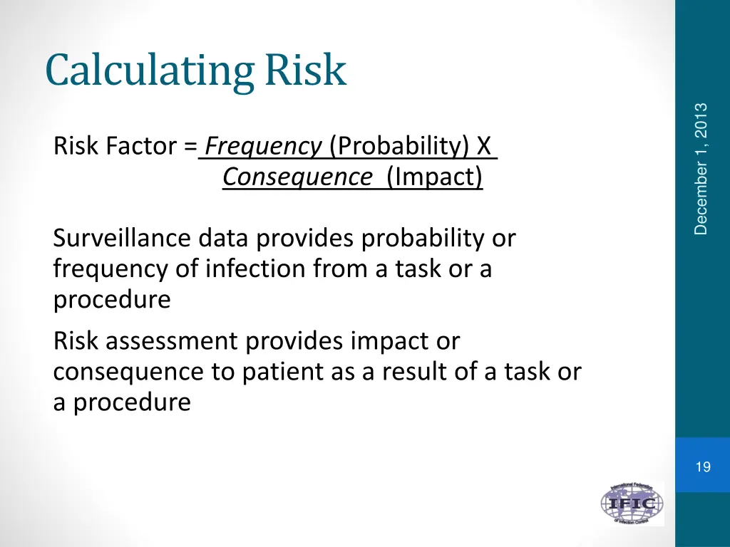 calculating risk