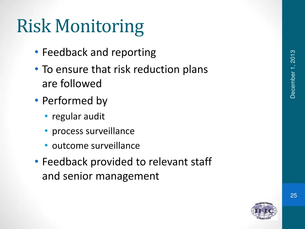 risk monitoring