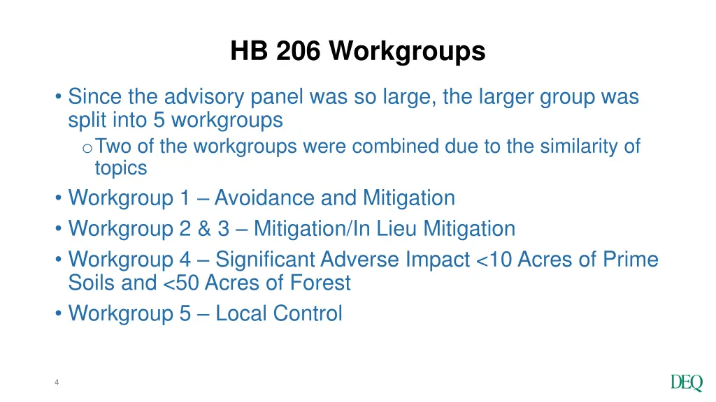 hb 206 workgroups
