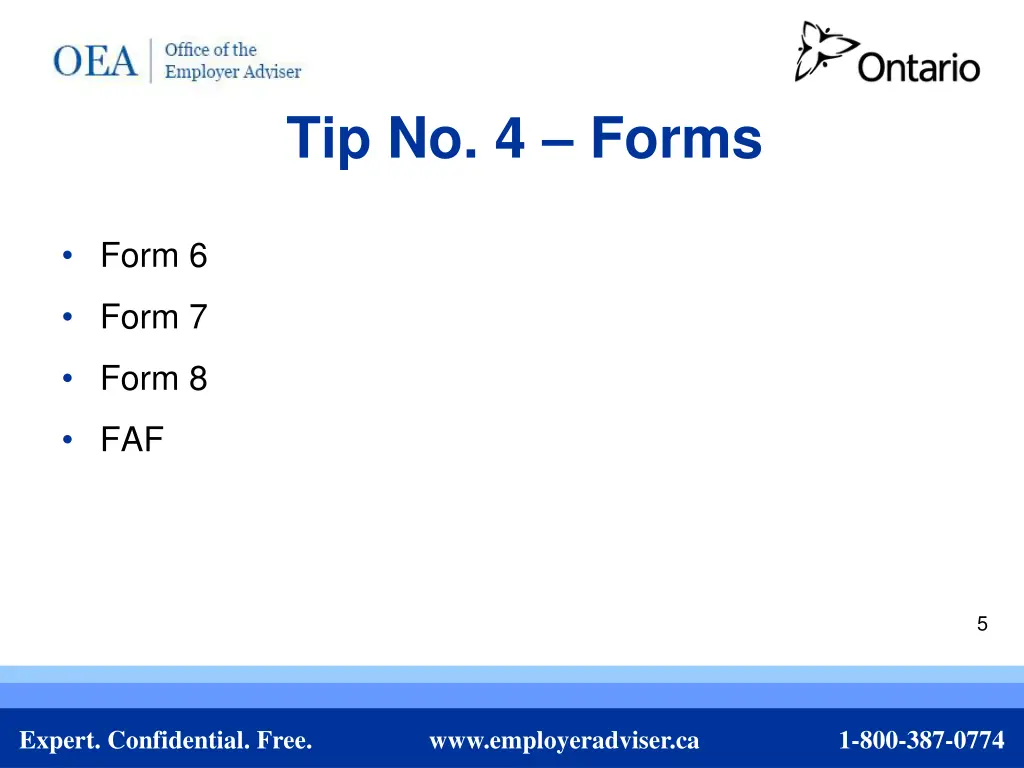 tip no 4 forms