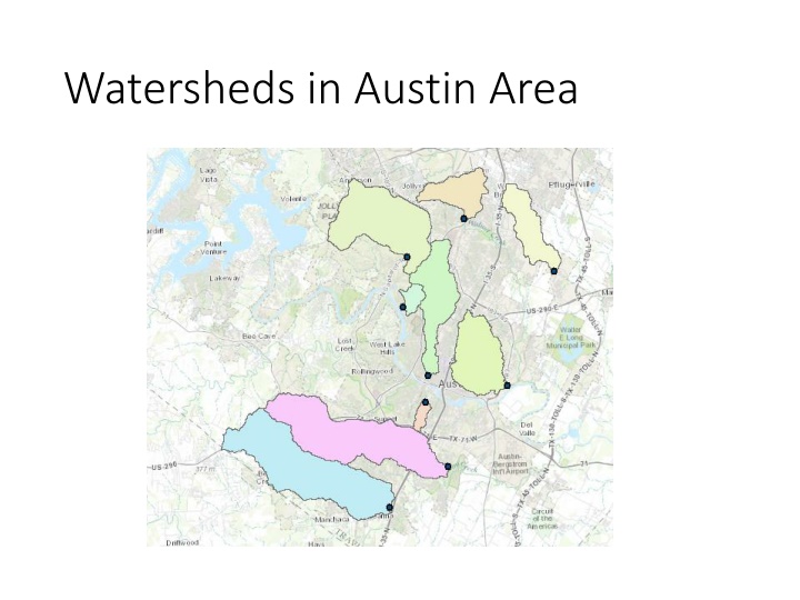 watersheds in austin area