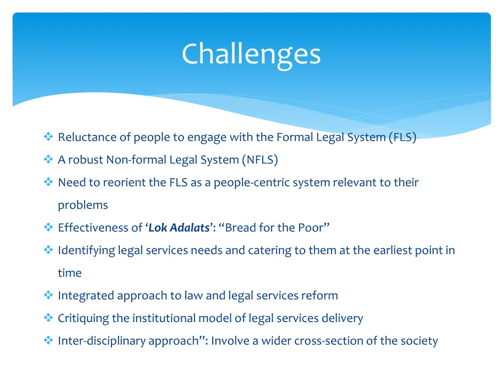 challenges