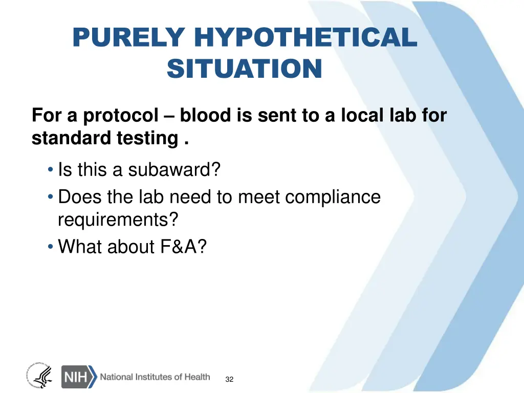 purely hypothetical situation 13