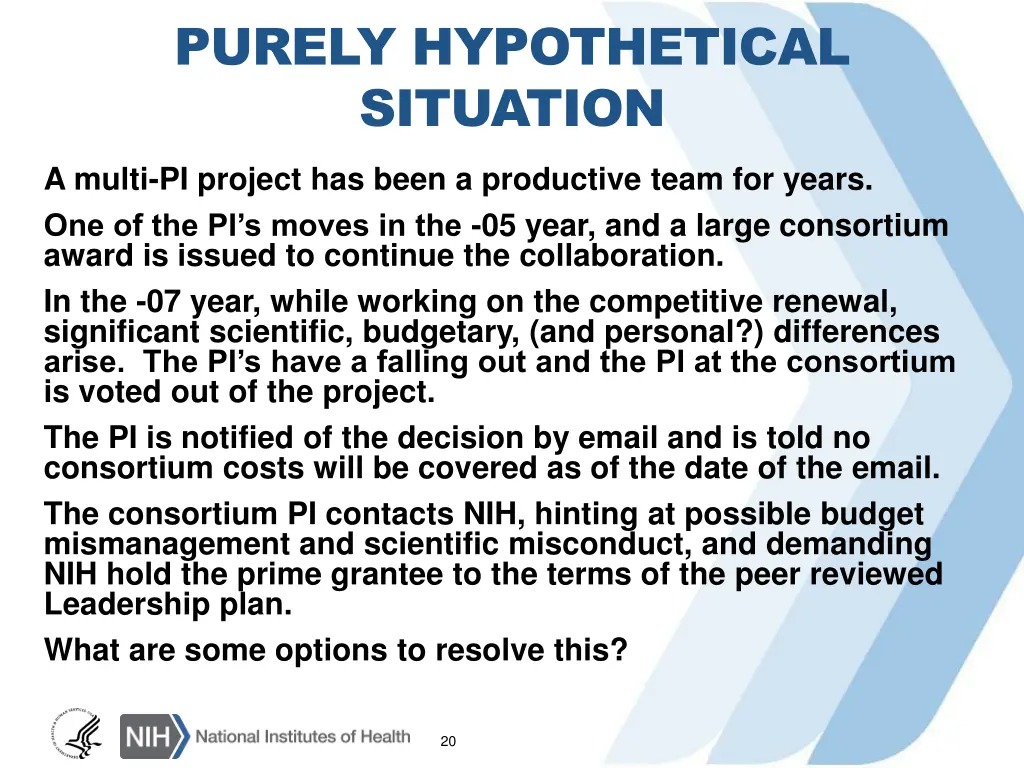 purely hypothetical situation 4