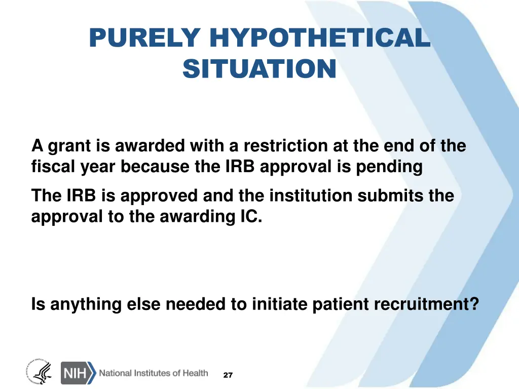 purely hypothetical situation 8