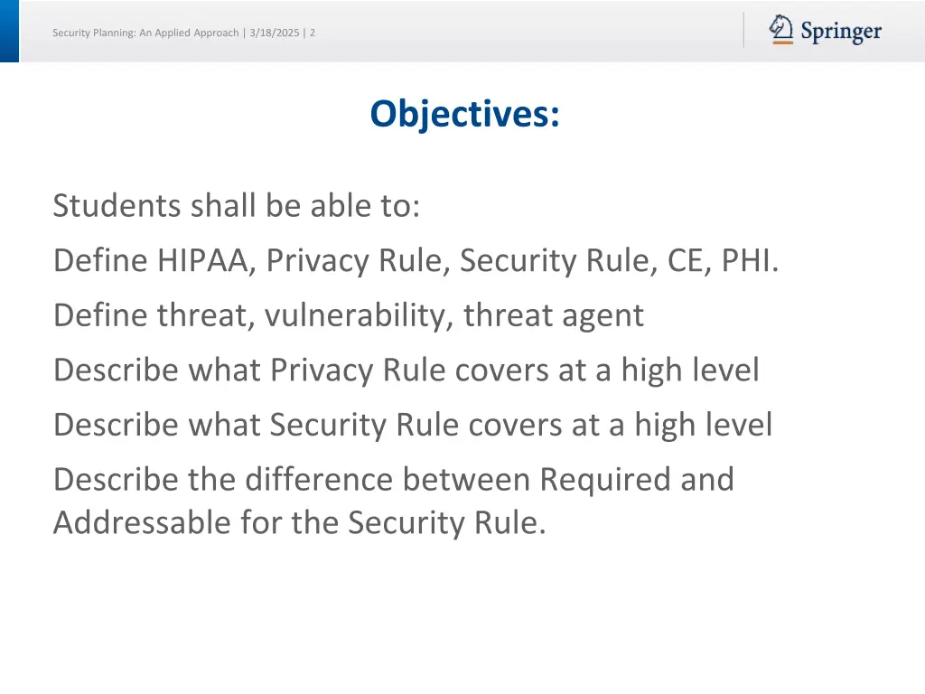 security planning an applied approach 3 18 2025 2
