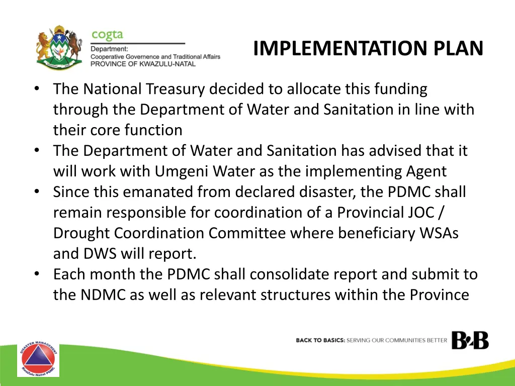 implementation plan