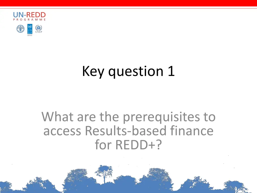 key question 1