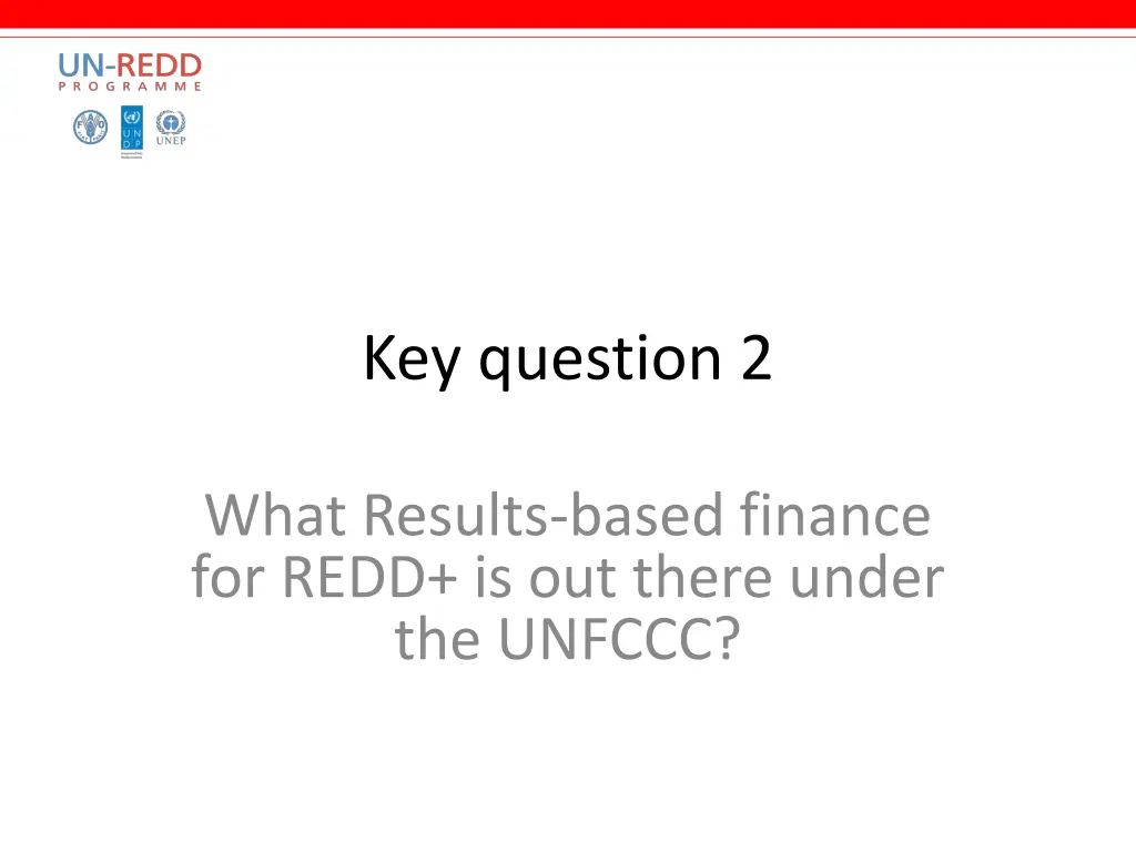 key question 2