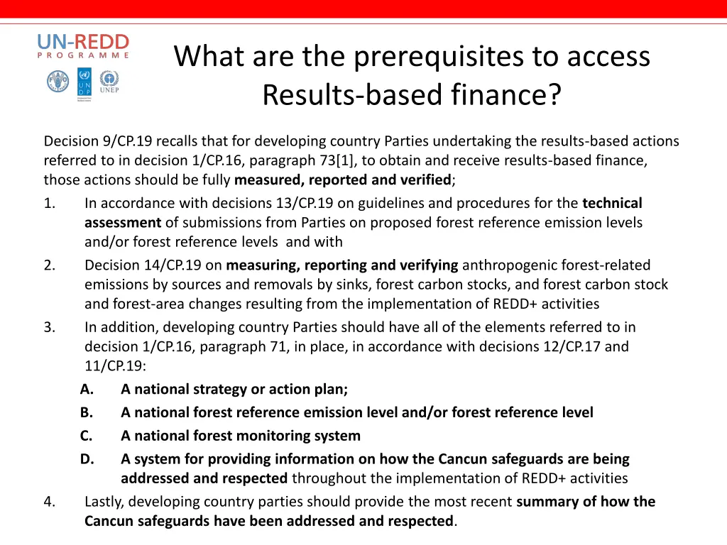 what are the prerequisites to access results