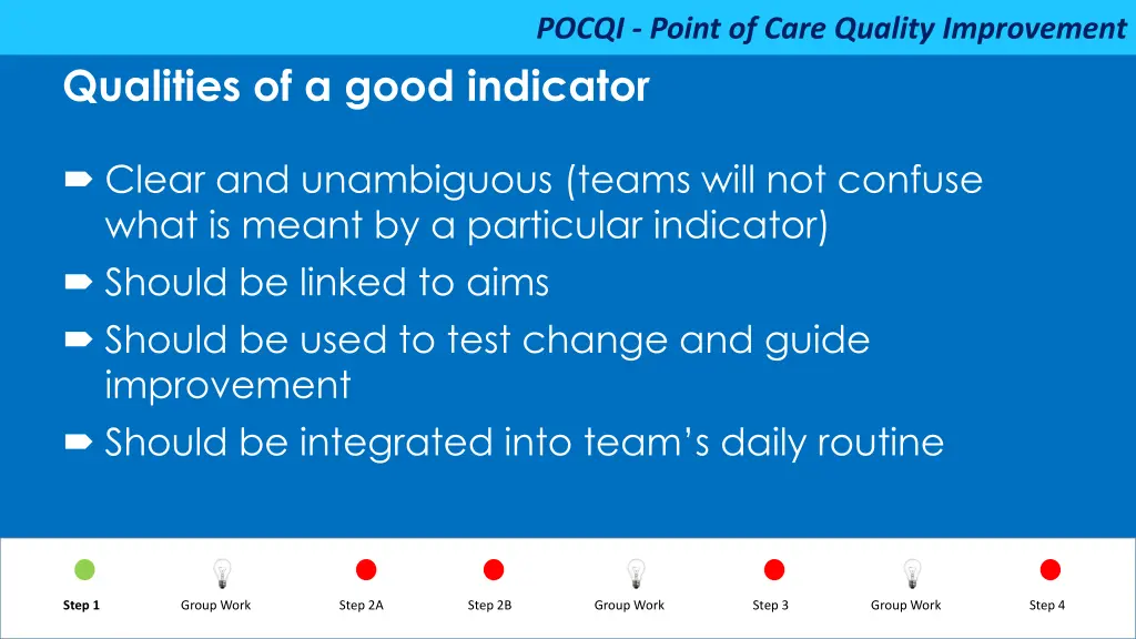 pocqi point of care quality improvement 30