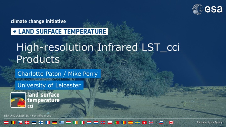 high resolution infrared lst cci products