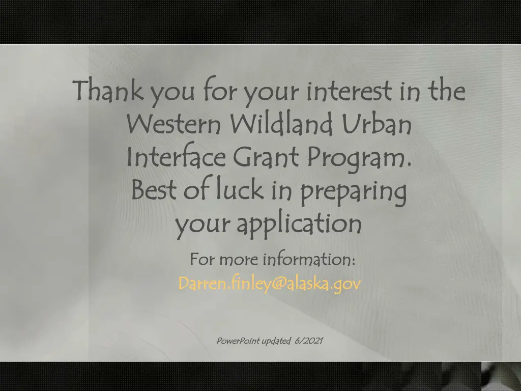 thank you for your interest in the thank