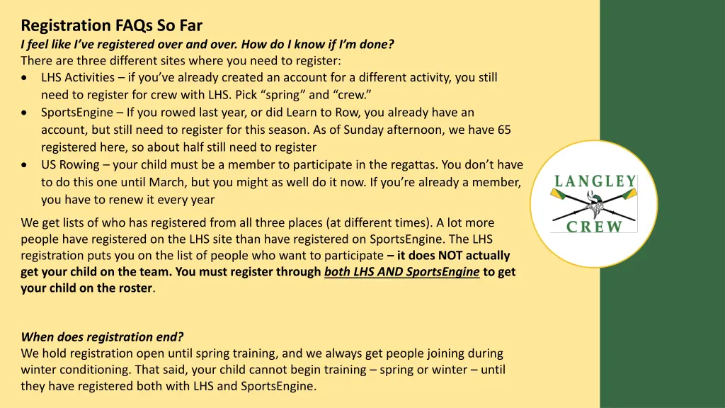 registration faqs so far i feel like