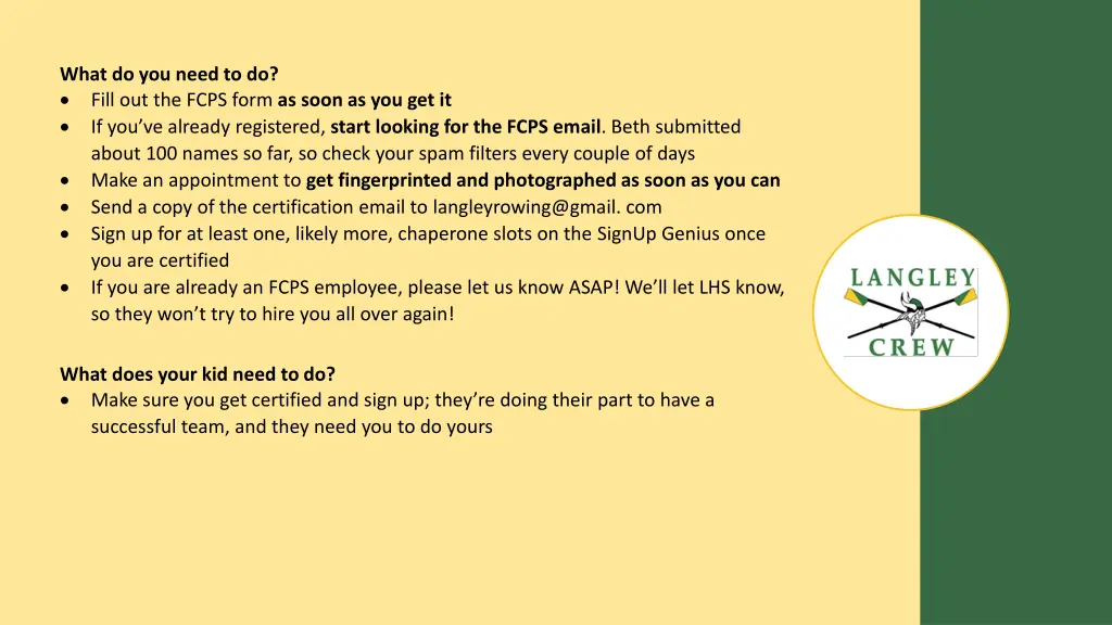 what do you need to do fill out the fcps form