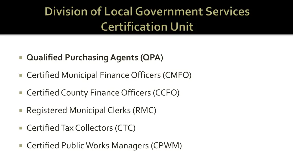 qualified purchasing agents qpa