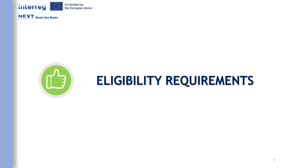 eligibility requirements