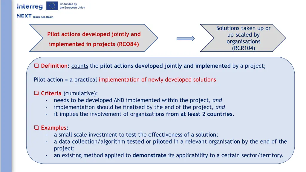 solutions taken up or up scaled by organisations 1