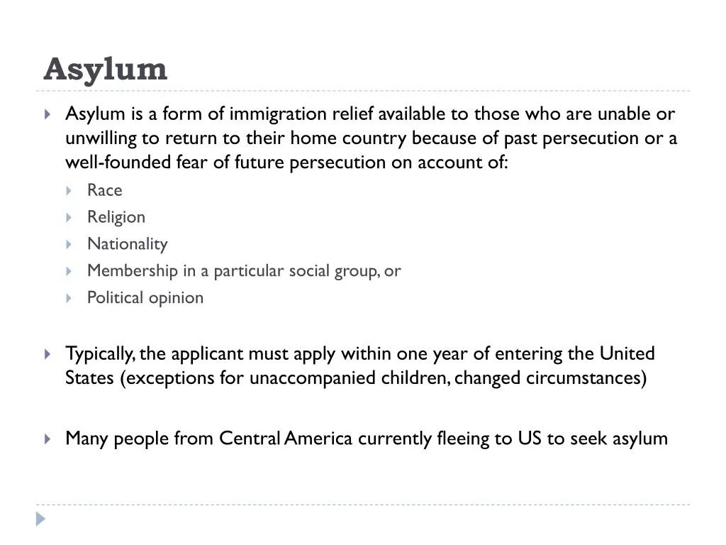 asylum
