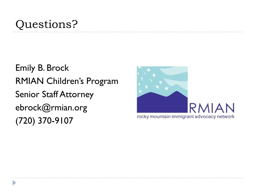 questions