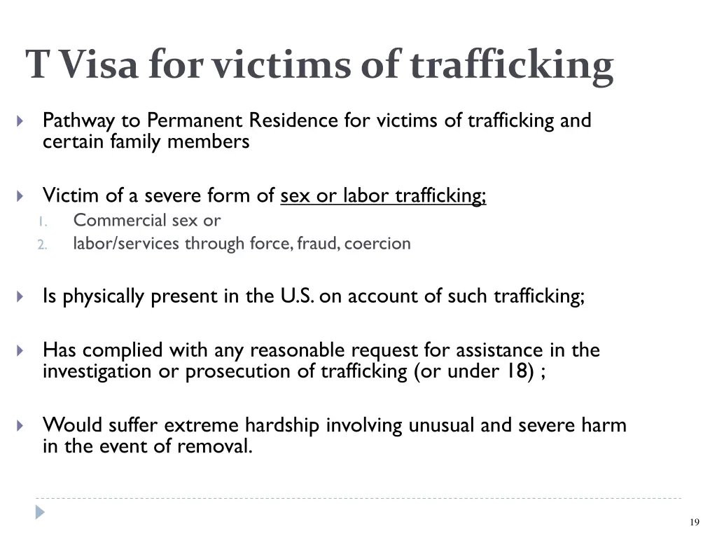 t visa for victims of trafficking