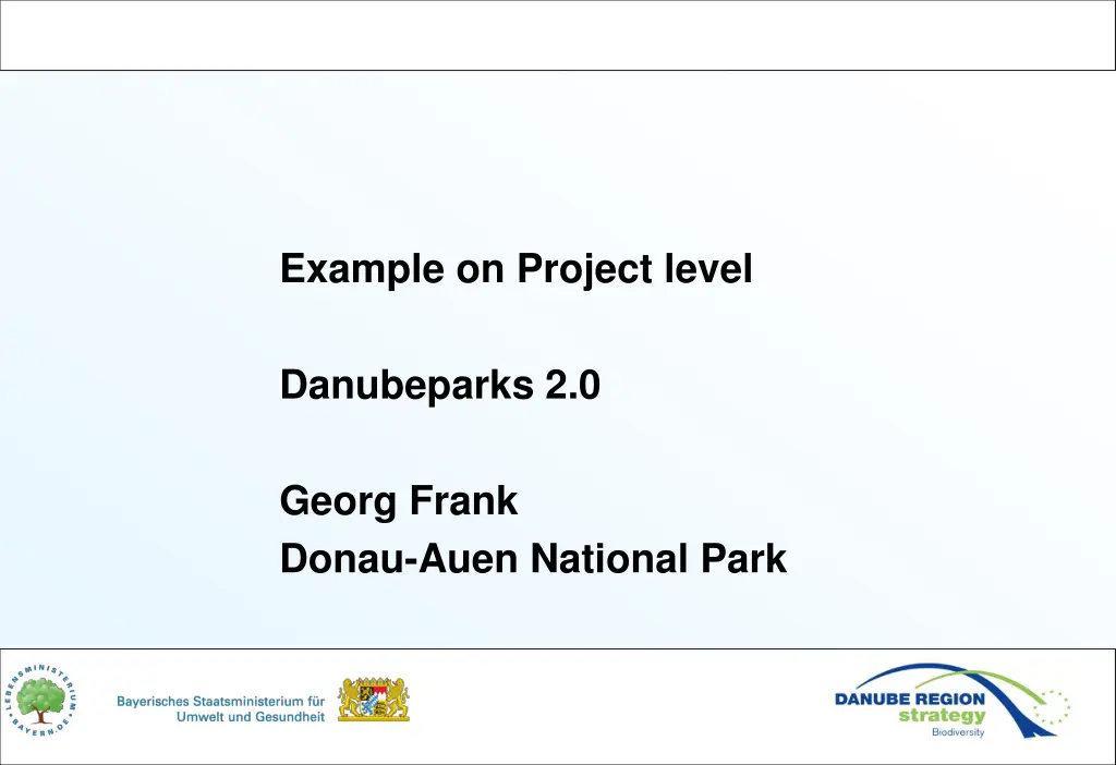 example on project level