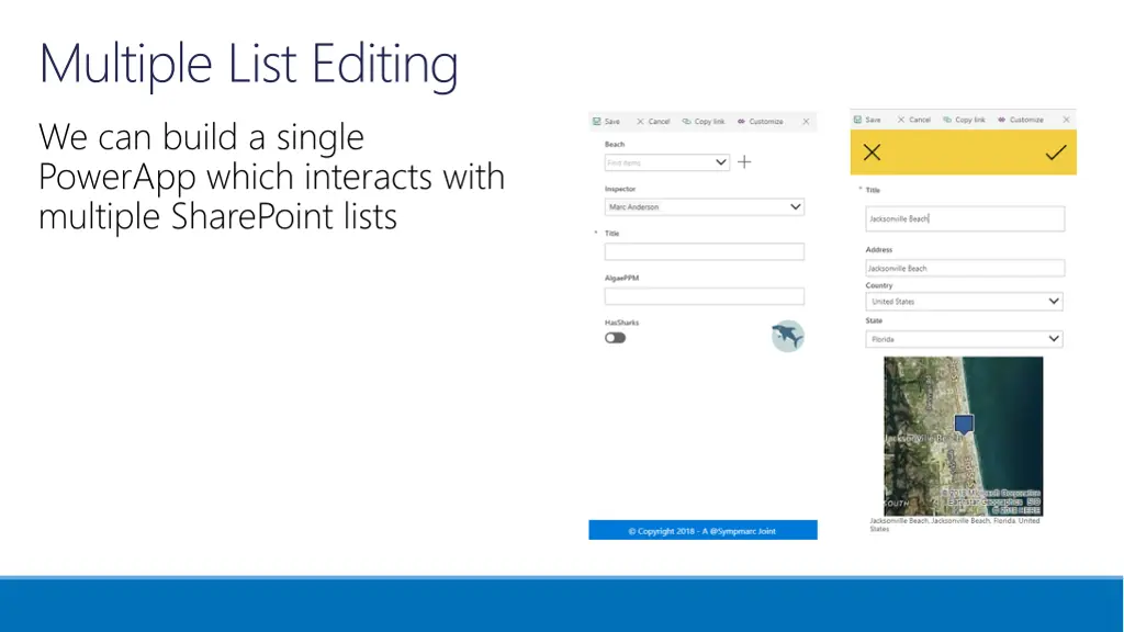 multiple list editing we can build a single 1