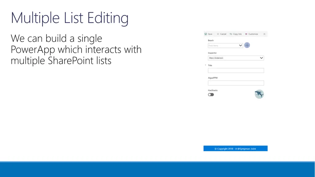 multiple list editing we can build a single