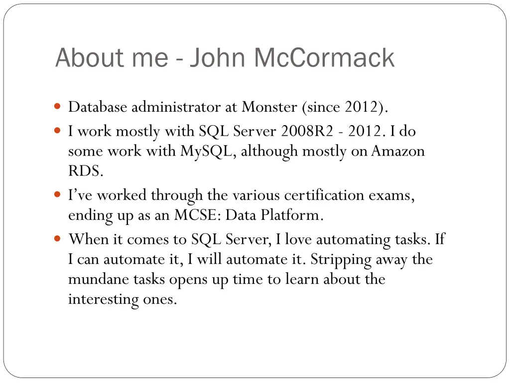 about me john mccormack