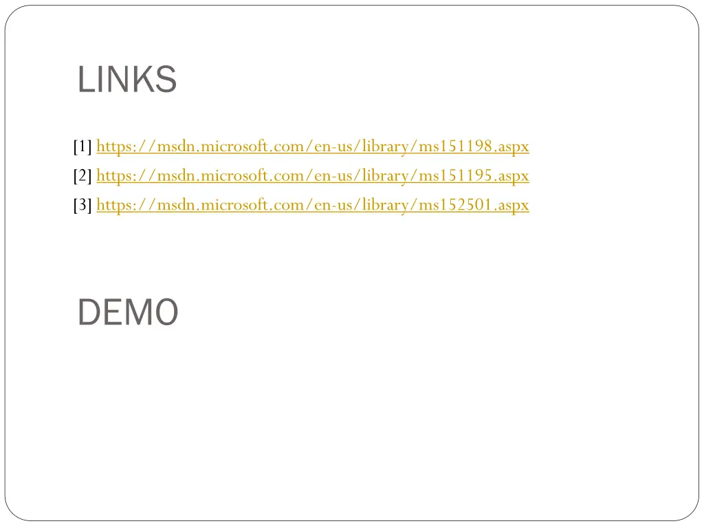 links