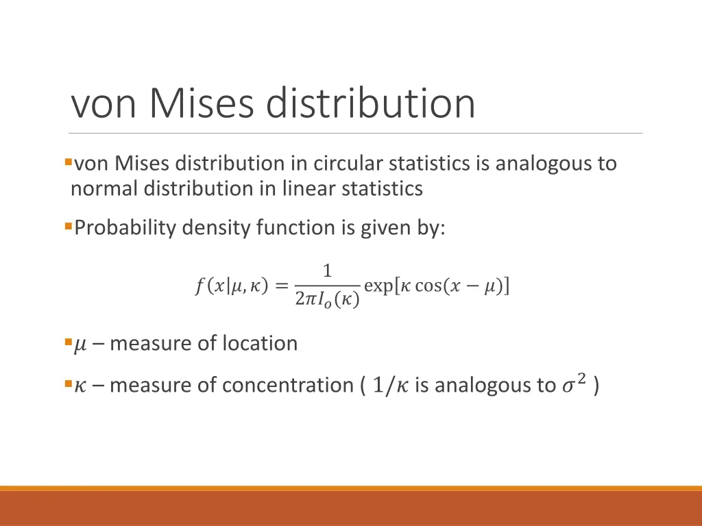 von mises distribution
