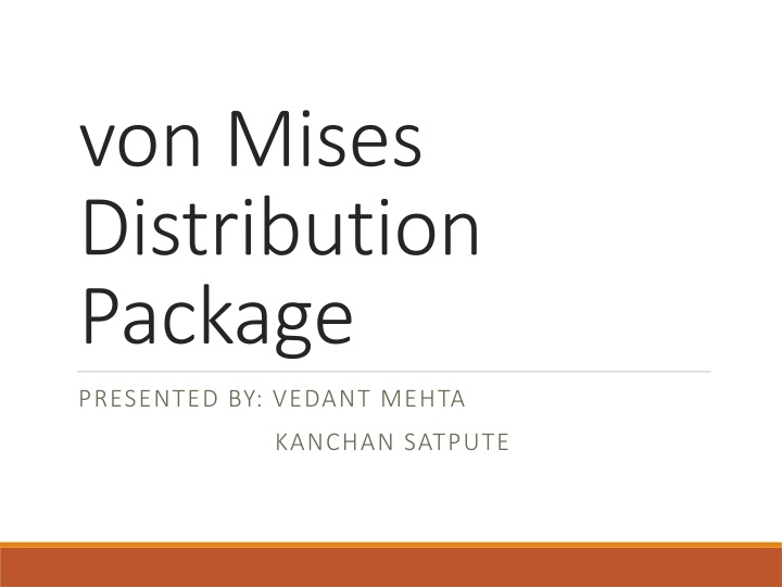 von mises distribution package