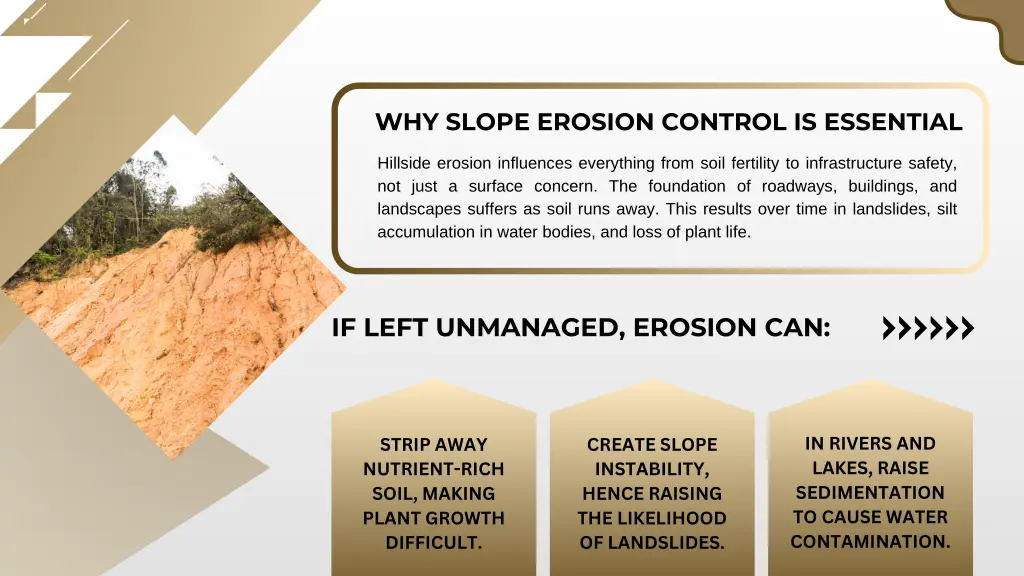 why slope erosion control is essential
