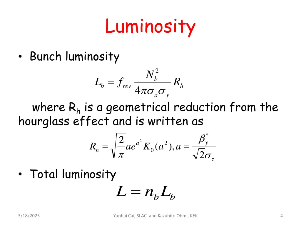 luminosity