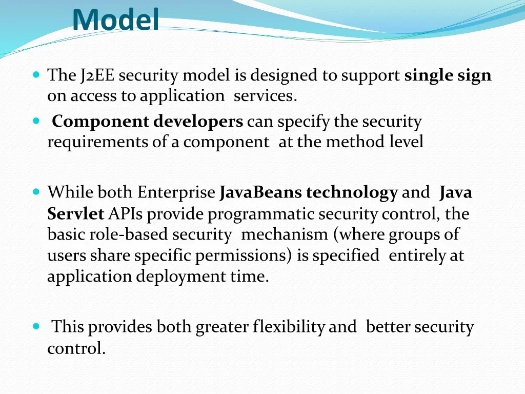 5 simplified unified security model