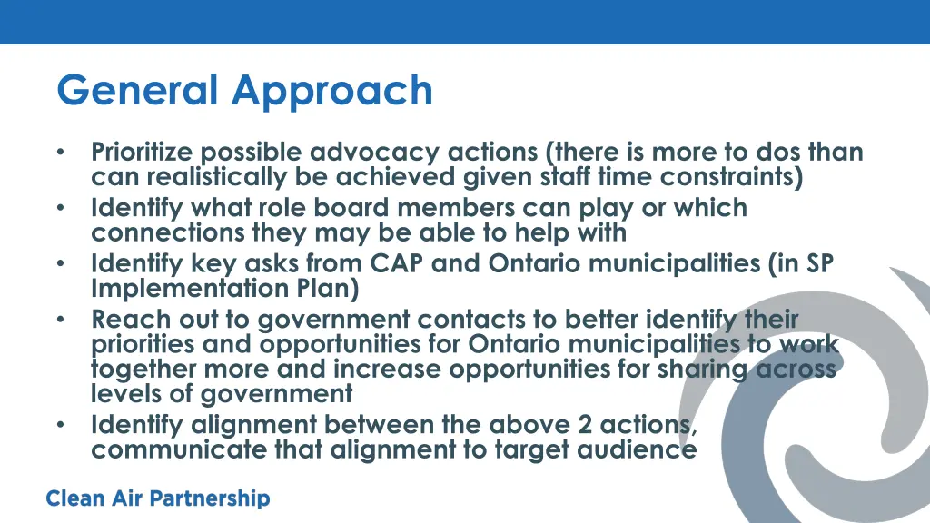 general approach