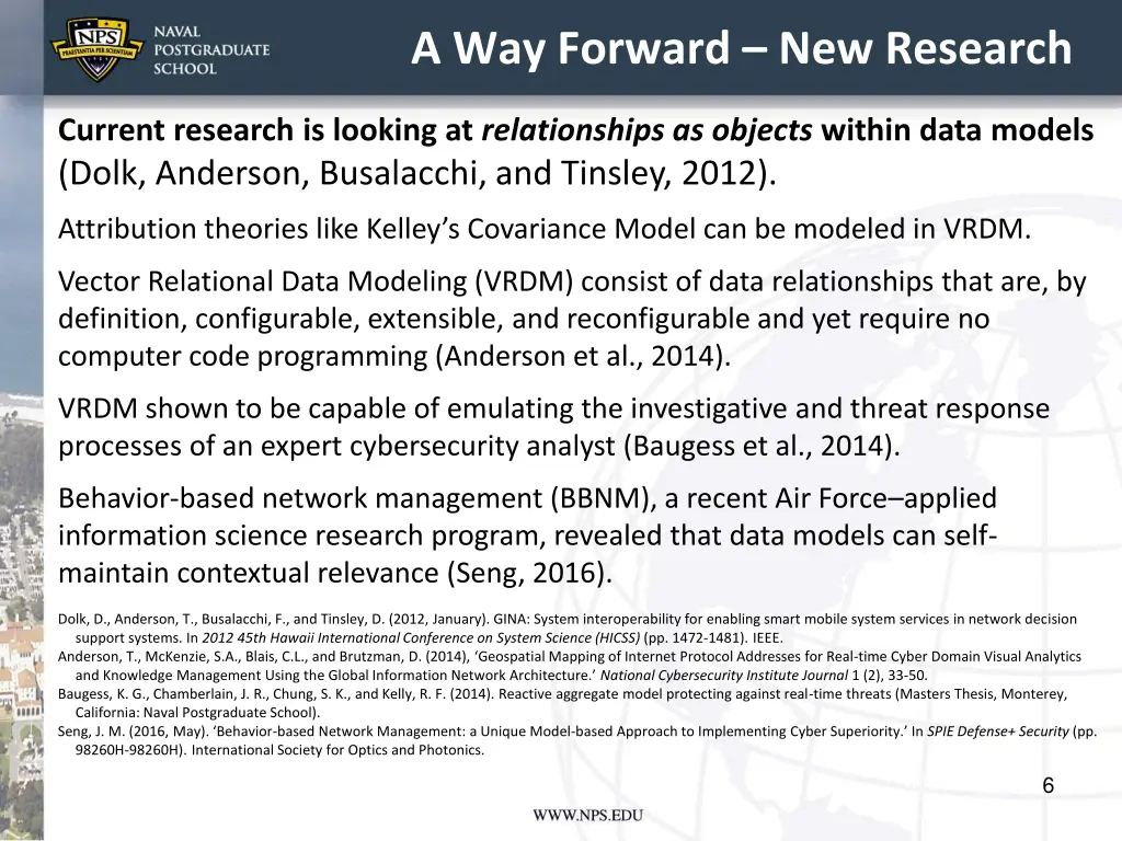 a way forward new research