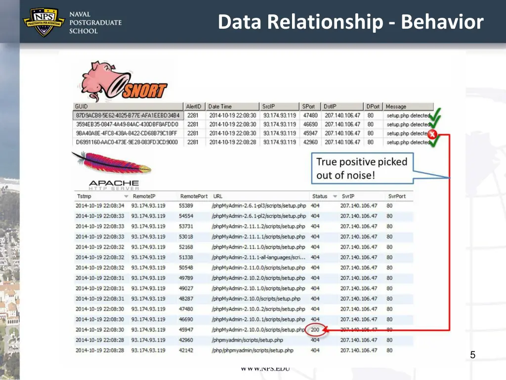 data relationship behavior