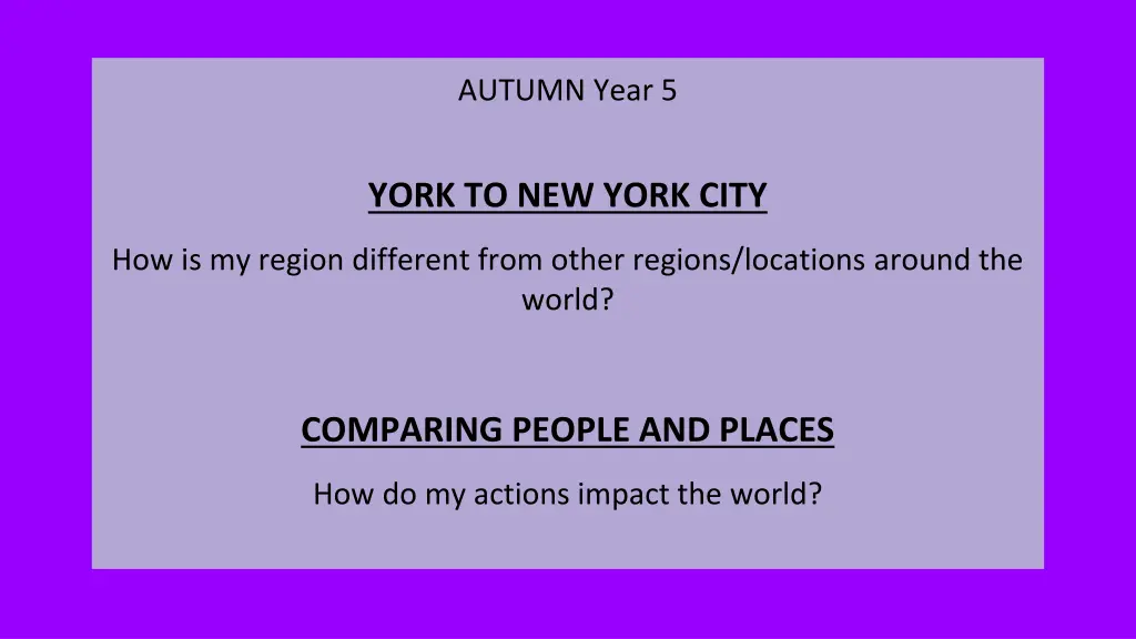 autumn year 5