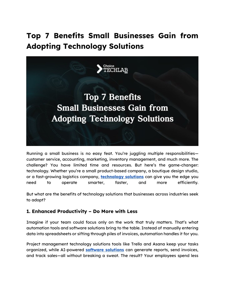 top 7 benefits small businesses gain from