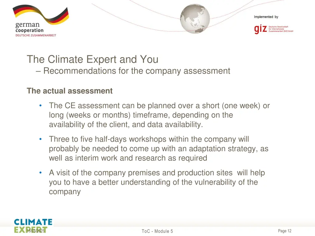 the climate expert and you recommendations 2