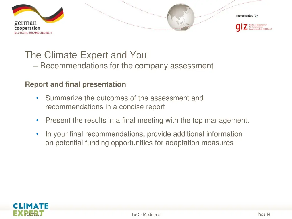 the climate expert and you recommendations 4