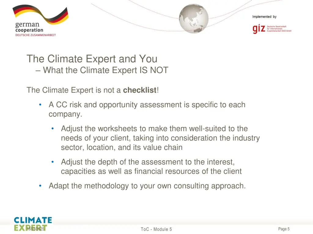 the climate expert and you what the climate 1