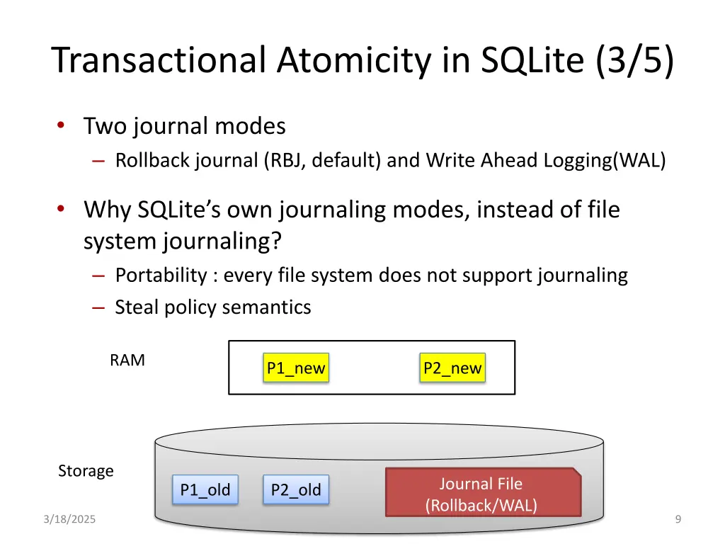 transactional atomicity in sqlite 3 5