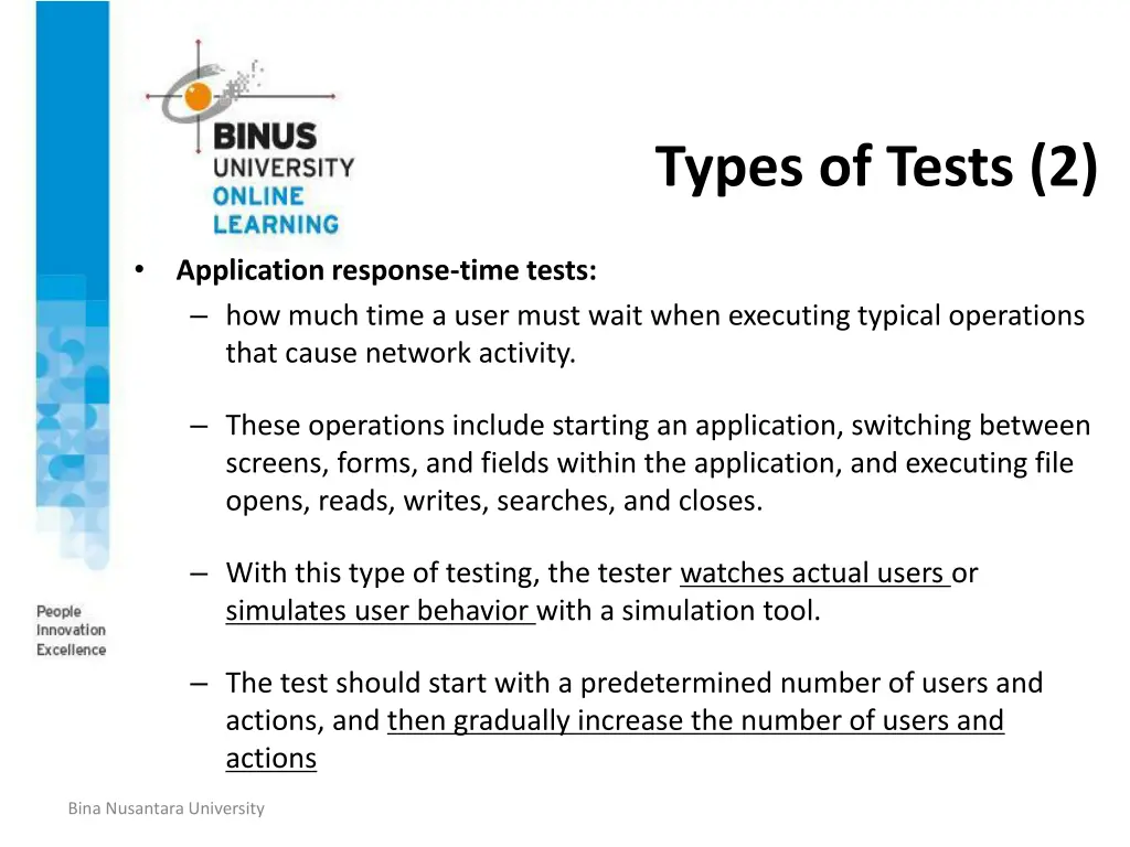 types of tests 2