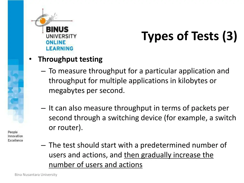 types of tests 3