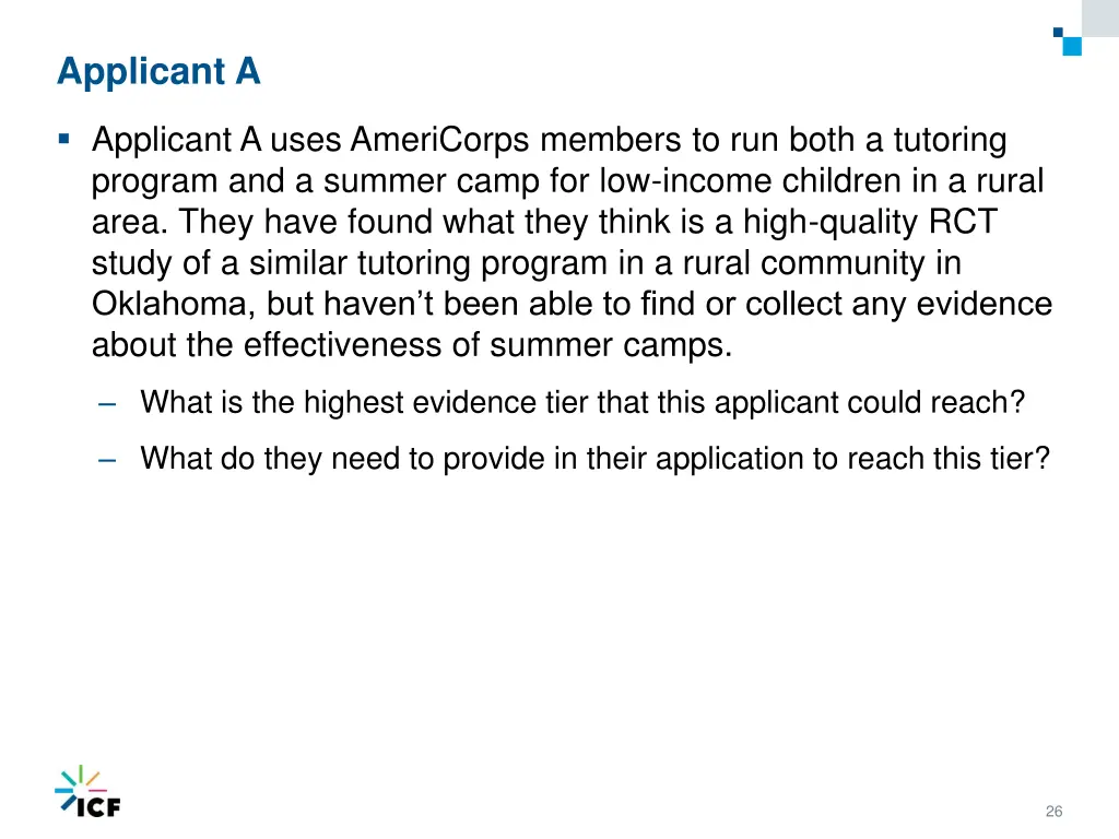 applicant a