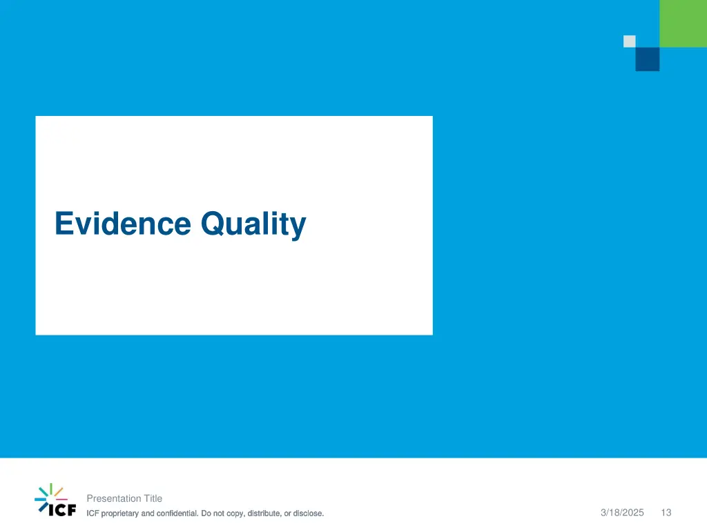 evidence quality