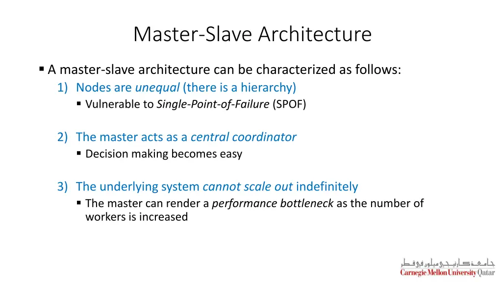 master slave architecture